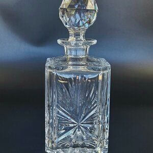 Vintage Square Decanter & Stopper – Star of Edinburgh by Edinburgh Crystal